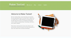 Desktop Screenshot of makertoolset.com