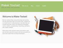Tablet Screenshot of makertoolset.com